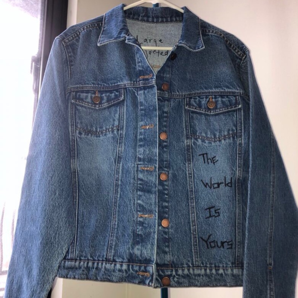 “The World is Yours” Jacket Customized by me
